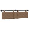 vidaXL T&ecirc;te de lit suspendue Cappuccino Simili cuir