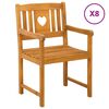 vidaXL Banc ext&eacute;rieur 8 pcs Naturel 56 x 55,5 x 90 cm