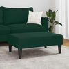 vidaXL Repose-pied vert fonc&eacute; 77x55x31 cm velours