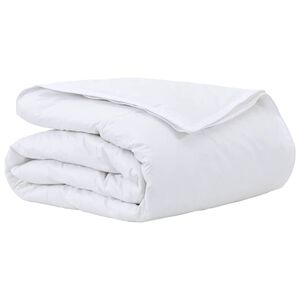 vidaXL Duvet 2-en-1 Blanc 135 x 200 cm Plume