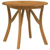 vidaXL Table de jardin &Oslash; 85 cm Bois d'acacia solide