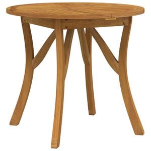 vidaXL Table de jardin &Oslash; 85 cm Bois d'acacia solide