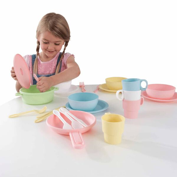KidKraft Ensemble de jouets de vaisselle 27 pcs Pastel 63027