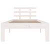 vidaXL Cadre de lit sans matelas blanc 90x190 cm