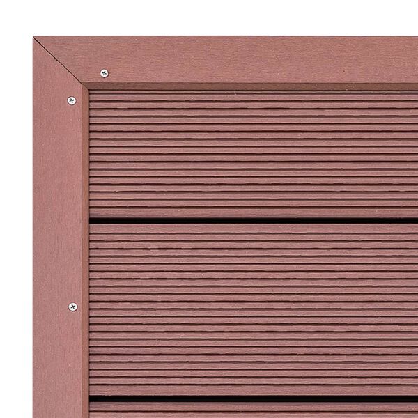 vidaXL Élément de plancher pour douche solaire Marron 101x63x5,5cm WPC