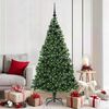 vidaXL Sapin de No&euml;l artificiel Vert 180 cm PVC, Acier et Plastique