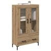 vidaXL Haut Armoire avec tiroir Ch&ecirc;ne artisanal 69,5 x 31 x 115 cm