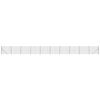 vidaXL Clôture en treillis métallique et ancrage anthracite 1,6x25 m