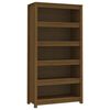 vidaXL Biblioth&egrave;que Marron miel 80x35x154 cm Bois de pin massif