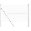 vidaXL Cl&ocirc;ture en fils soud&eacute;s pour fixation au sol 25 x 1,5 m Argent&eacute;