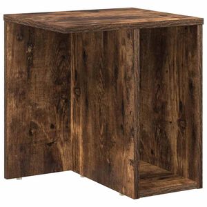 vidaXL Table d'appoint Ch&ecirc;ne fum&eacute; 37 x 32 x 40 cm Bois d'ing&eacute;nierie
