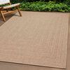 vidaXL Tapis ZIZUR beige 240x340 cm aspect de jute int&eacute;rieur ext&eacute;rieur