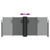 vidaXL Auvent lat&eacute;ral r&eacute;tractable anthracite 100x600 cm