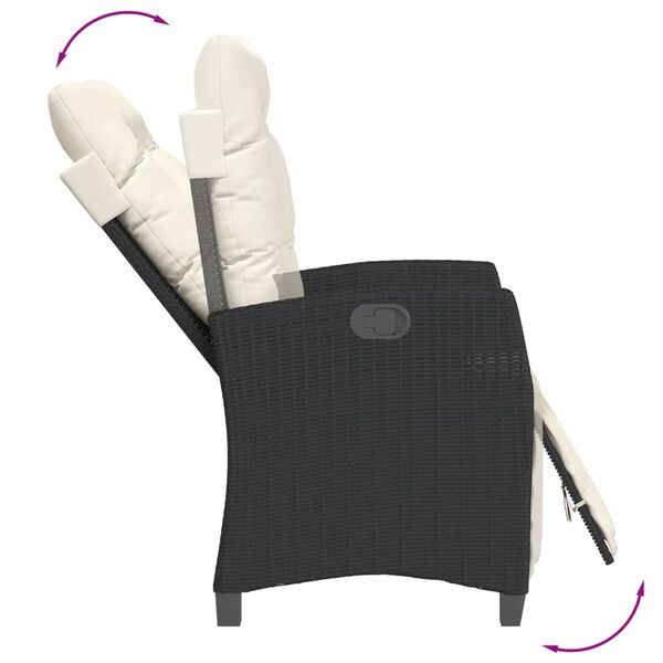 vidaXL Ensemble à manger de jardin coussins 7 pcs mélange beige rotin