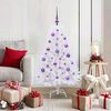vidaXL Sapin de No&euml;l Artificiel &agrave; Branches Articul&eacute;es Blanc 120 cm