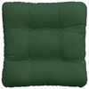 vidaXL Coussins de si&egrave;ge 4 pcs Vert fonc&eacute; 45 x 45 cm