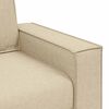 vidaXL Canap&eacute;-chaise Cr&egrave;me 100x78x84 cm Tissu