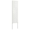 vidaXL &Eacute;cran de confidentialit&eacute; de jardin Fretwork Blanc 32 x 140 cm