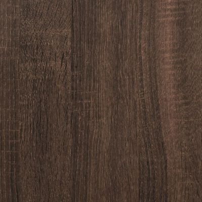 vidaXL Table basse chêne marron 40x40x45 cm bois d'ingénierie