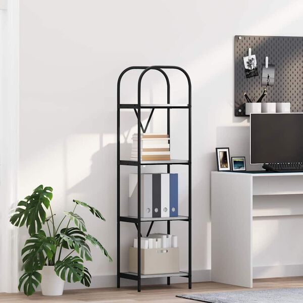 vidaXL &Eacute;tag&egrave;re Gris Sonoma 40 x 30 x 146 cm Bois d'ing&eacute;nierie