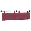 vidaXL T&ecirc;te de lit suspendue Bordeaux tissu