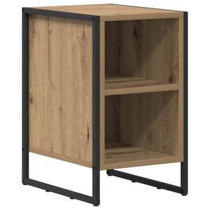 vidaXL Table de chevet Ch&ecirc;ne artisan 39.5 x 30 x 50 cm