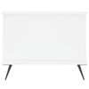 vidaXL Table basse blanc 90x50x40 cm bois d'ing&eacute;nierie