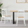 vidaXL Chaises de salle &agrave; manger 2 pcs Blanc 43 x 54 x 89 cm