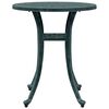 vidaXL Table de jardin vert &Oslash;48x53 cm aluminium coul&eacute;