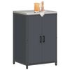 vidaXL Rangement de cuisine Anthracite 60 x 50 x 92 cm Acier