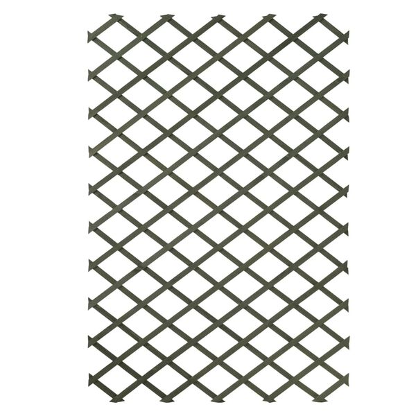 Nature Palissade de jardin 100 x 200 cm Bois Vert