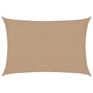 vidaXL Voile d'ombrage 160 g/m&sup2; Taupe 2x2,5 m PEHD