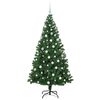 vidaXL Sapin de No&euml;l artificiel Vert 180 cm PVC, Acier et Plastique