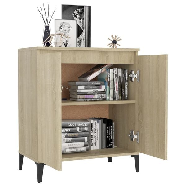 vidaXL Buffet chêne sonoma 60x35x70 cm bois d'ingénierie