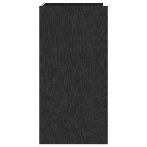vidaXL Armoire pour machine &agrave; laver Ch&ecirc;ne noir 67,5 x 48 x 97 cm
