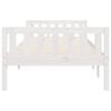vidaXL Lit pour enfants sans matelas blanc 90x190cm bois de pin massif