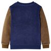 Sweatshirt pour enfants bleu marine foncé 128