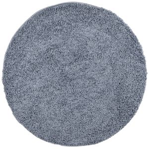 vidaXL Tapis shaggy PAMPLONA poils longs moderne bleu &Oslash; 200 cm