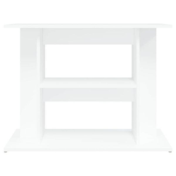 vidaXL Support pour aquarium blanc 80x35x60 cm bois d'ing&eacute;nierie