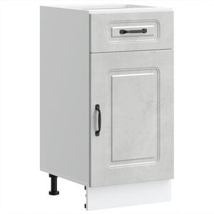 vidaXL Armoire de cuisine Kalmar gris b&eacute;ton bois d'ing&eacute;nierie