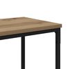vidaXL Table console avec &eacute;tag&egrave;re Ch&ecirc;ne artisanal 160 x 30 x 75 cm