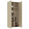 vidaXL Armoire de rangement ch&ecirc;ne sonoma bois d'ing&eacute;nierie