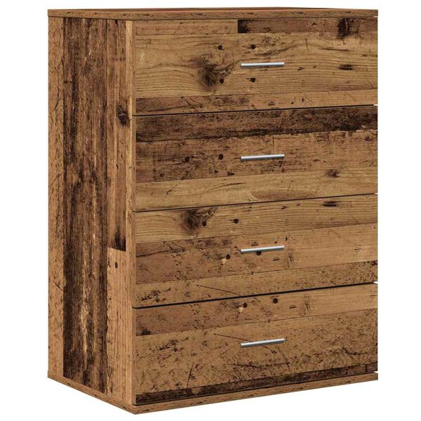 vidaXL Buffet Bois ancien 60 x 39 x 80 cm Bois d'ing&eacute;nierie