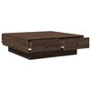 vidaXL Table basse Ch&ecirc;ne marron 90x90x28 cm Bois d'ing&eacute;nierie
