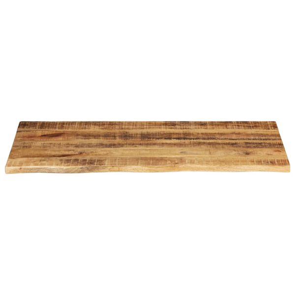 vidaXL Dessus de table 120x60x3,8cm bord vif bois massif manguier brut