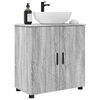 vidaXL Cabinet de salle de bain avec porte Gris Sonoma 61 x 35 x 64 cm