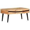 vidaXL Table basse 88x50x42 cm Bois d'acacia solide