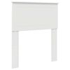 vidaXL T&ecirc;te de lit Blanc Brillant 75 cm Bois d'ing&eacute;nierie