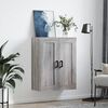 vidaXL Armoire murale sonoma gris 69,5x34x90 cm bois d'ingénierie