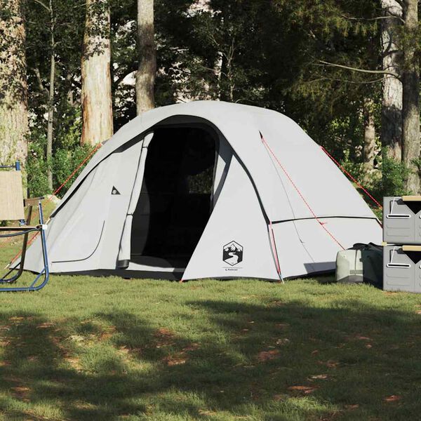 vidaXL Tente familiale cabine 6 personnes tissu occultant imperméable